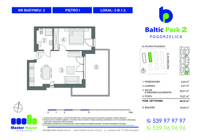Mieszkanie w inwestycji: Baltic Park 2 Pogorzelica bud. 1 i 2