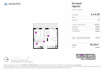 Mieszkanie w inwestycji: Murapol Agosto