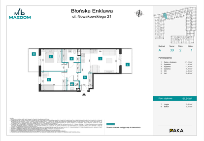Mieszkanie w inwestycji: Błońska Enklawa