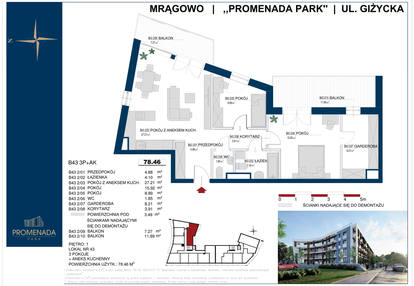 Mieszkanie w inwestycji: Promenada Park