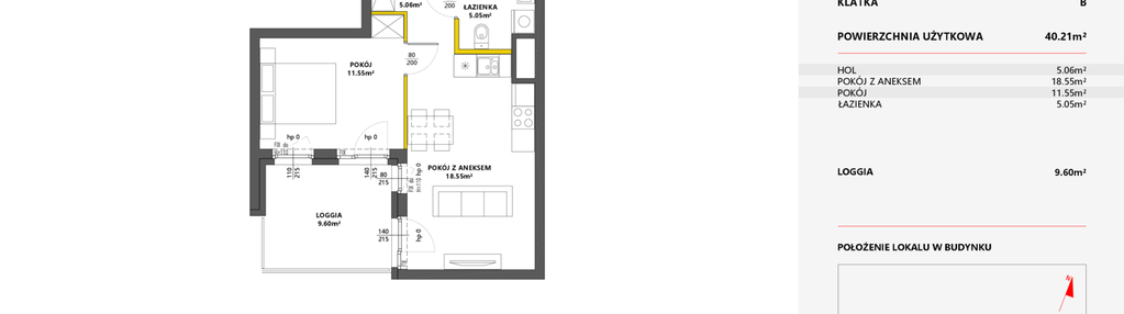 Mieszkanie w inwestycji: Metro Art 13