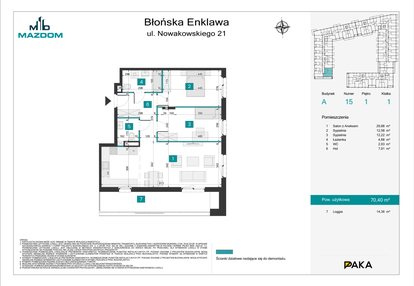Mieszkanie w inwestycji: Błońska Enklawa