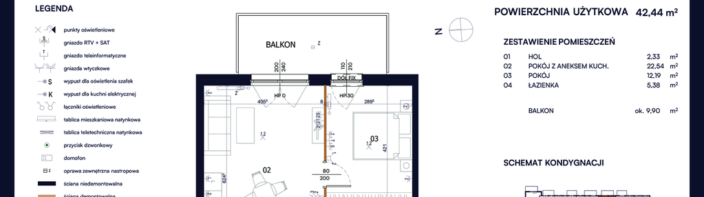 Mieszkanie w inwestycji: Kacpury Residence