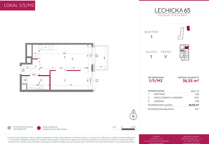 Mieszkanie w inwestycji: Lechicka 65