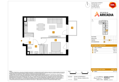 Mieszkanie w inwestycji: Osiedle Arkadia