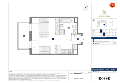 Mieszkanie w inwestycji: Apartamenty Park Matecznego Etap 2.2