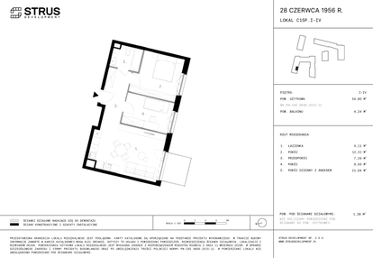 Mieszkanie w inwestycji: 28 czerwca 1956 r.