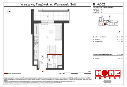 Mieszkanie w inwestycji: Warszawski Świt etap VIII