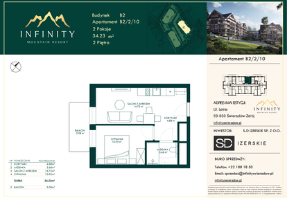 Mieszkanie w inwestycji: Infinity Mountain Resort