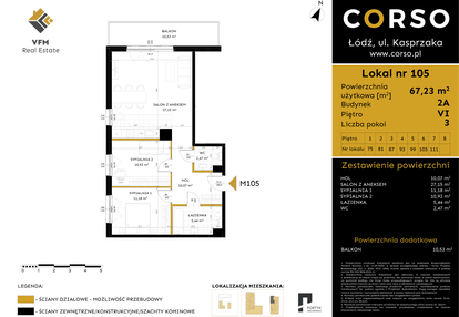 Mieszkanie w inwestycji: Corso etap 2