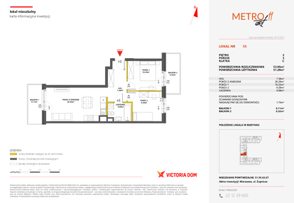 Mieszkanie w inwestycji: Metro Art 11