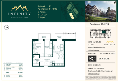 Mieszkanie w inwestycji: Infinity Mountain Resort etap 2