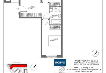 Mieszkanie w inwestycji: Rytm Mokotowa - etap 1B