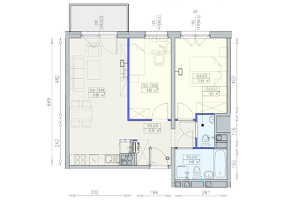 Mieszkanie w inwestycji: Południk 17 - budynek K2