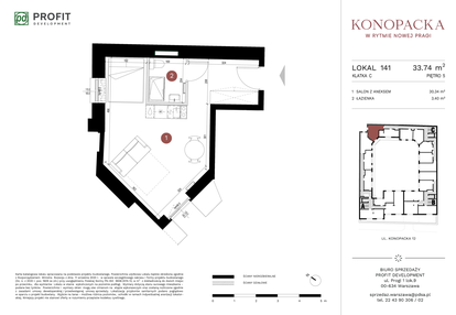 Mieszkanie w inwestycji: Konopacka