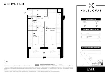 Mieszkanie w inwestycji: Kolejova 1