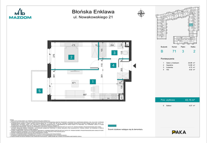 Mieszkanie w inwestycji: Błońska Enklawa