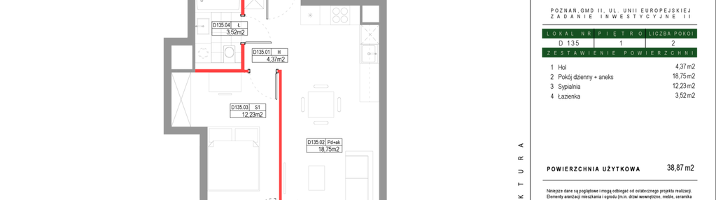 Mieszkanie w inwestycji: Grunwald Między Drzewami etap III