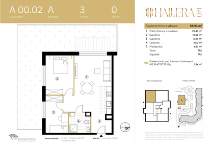 Mieszkanie w inwestycji: Hallera 140