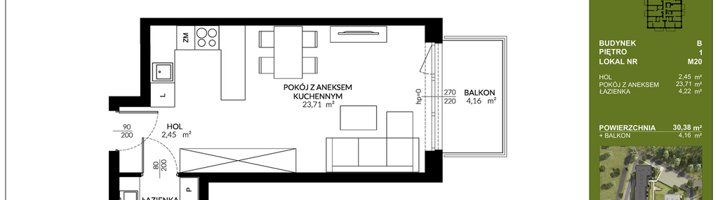 Mieszkanie w inwestycji: Triton Kampinos III