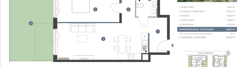 Mieszkanie w inwestycji: Astelia Park etap 1A i 3