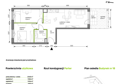 Mieszkanie w inwestycji: Trzcinowa Vita