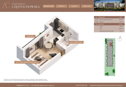 Mieszkanie w inwestycji: Apartamenty Częstochowska