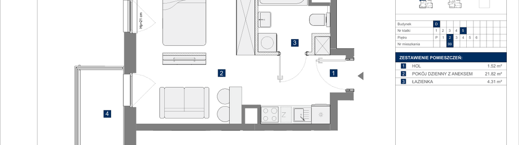 Mieszkanie w inwestycji: Apartamenty Park Matecznego Etap 1