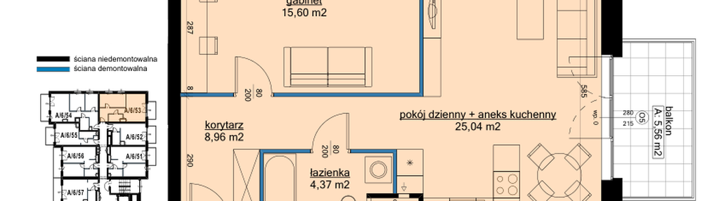 Mieszkanie w inwestycji: Osiedle Hawelańska etap III - bud. A