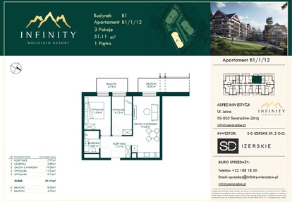 Mieszkanie w inwestycji: Infinity Mountain Resort etap 2