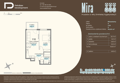 Mieszkanie w inwestycji: Mira
