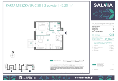 Mieszkanie w inwestycji: Osiedle Salvia