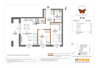 Mieszkanie w inwestycji: Apartamenty Rusałki