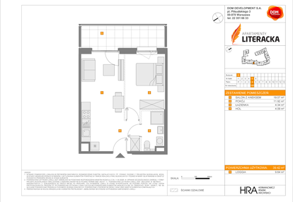 Mieszkanie w inwestycji: Apartamenty Literacka etap 2.2
