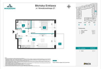 Mieszkanie w inwestycji: Błońska Enklawa