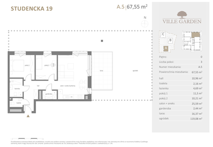 Mieszkanie w inwestycji: Ville Garden