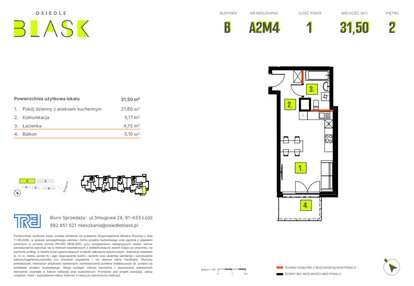 Mieszkanie w inwestycji: Osiedle BLASK - Etap I