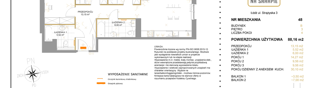 Mieszkanie w inwestycji: Na Skarpie bud. B