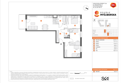 Mieszkanie w inwestycji: Osiedle Myśliborska