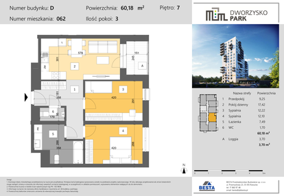 Mieszkanie w inwestycji: Dworzysko Park - Etap III
