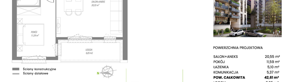 Mieszkanie w inwestycji: Piekarska Park