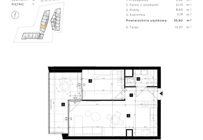 Mieszkanie w inwestycji: Cisha Apartamenty Dziwnów