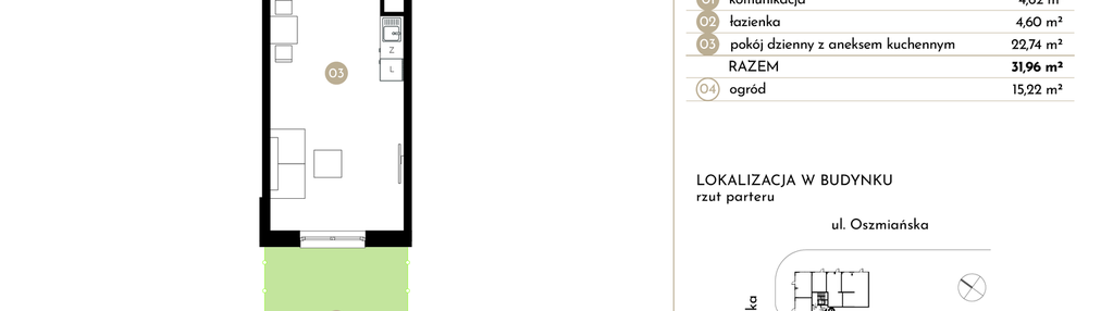 Mieszkanie w inwestycji: Moja Oszmiańska
