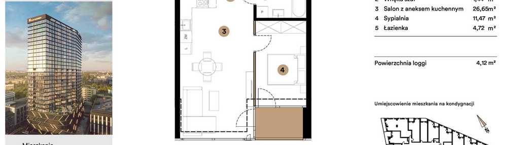 Mieszkanie w inwestycji: O27 Apartamenty Opolska
