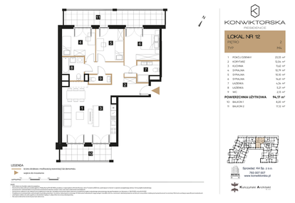 Mieszkanie w inwestycji: Konwiktorska Residence