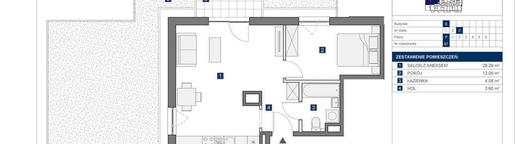 Mieszkanie w inwestycji: Osiedle Bokserska 71 Etap 2 Faza 2