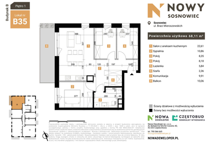 Mieszkanie w inwestycji: Nowy Sosnowiec