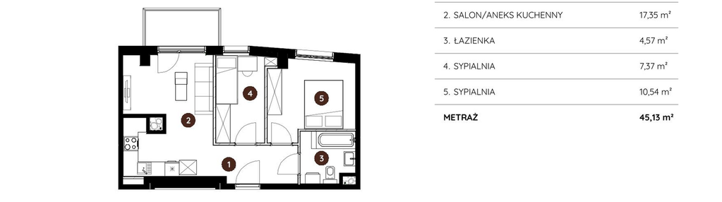 Mieszkanie w inwestycji: Murapol RiverSide