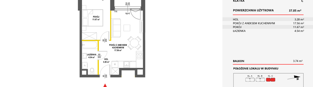 Mieszkanie w inwestycji: Miasteczko Nova Fala 2