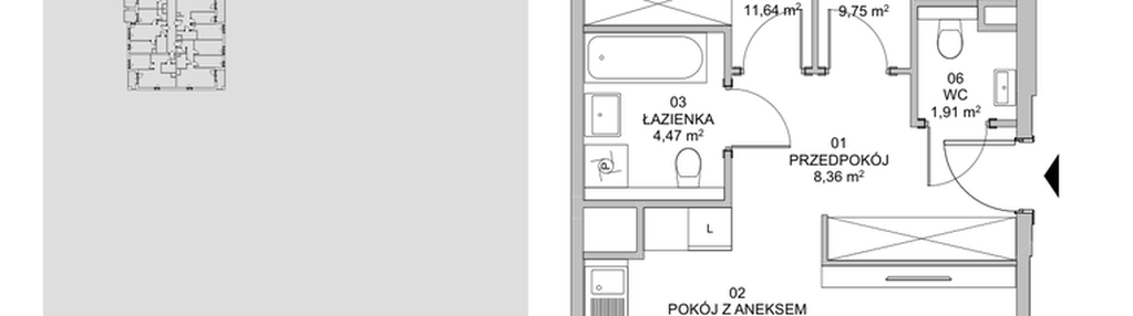 Mieszkanie w inwestycji: Francuska Park VIIIB